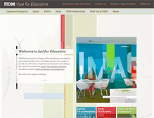 Tablet Screenshot of educators.fidm.edu